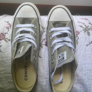 Womens Olive Converses